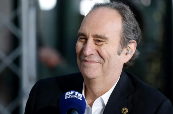 L'homme d'affaires français Xavier Niel lors du Sommet pour l'action sur l'Intelligence Artificielle au Grand-Palais à Paris le 10 février 2025