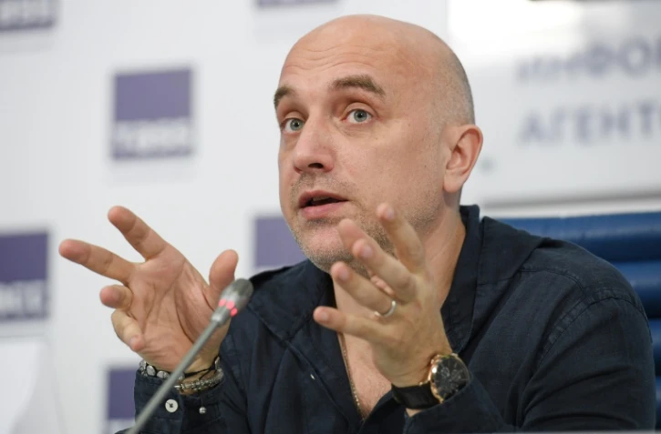 L'écrivain nationaliste russe Zakhar Prilépine, le 21 février 2017 à Moscou