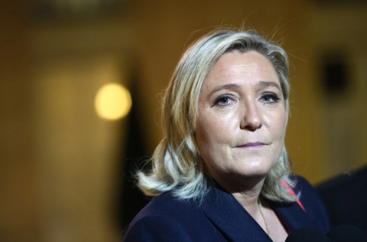La présidente du Front national, Marine Le Pen, le 15 novembre 2015 à Paris