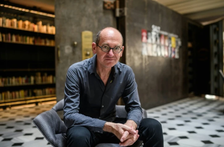 Vasif Kortun, directeur de SALT, un important centre privé d'art, lors d'une interview à l'AFP le 1er août 2016 à Istanbul