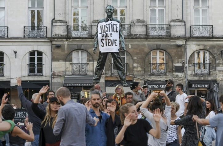 Rassemblement à Nantes, le 12 septembre 2019, à la mémoire de Steve Maia Canico