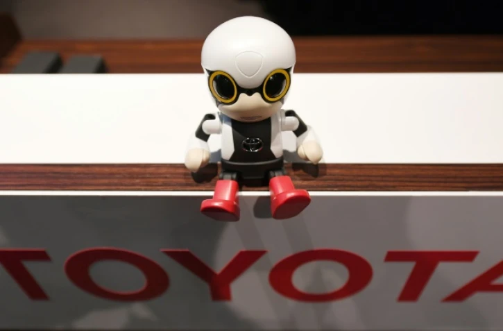 Mini Korobo, petit robot compagnon, conçu par Toyota, est présenté à la presse à Tokyo, le 27 septembre 2016