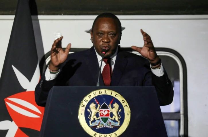 Le président kényan Uhuru Kenyatta, le 13 mars 2019 à Nairobi