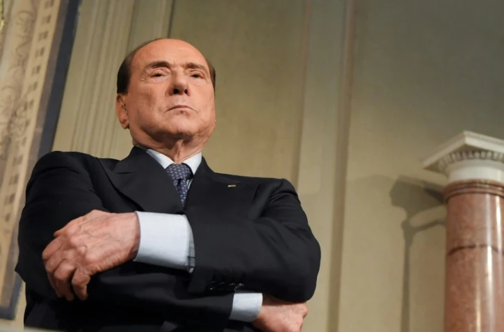 Silvio Berlusconi Ă Rome, le 7 mai 2018