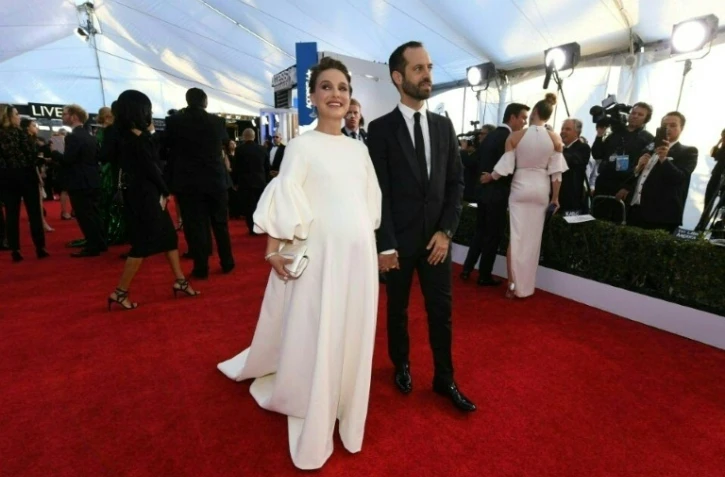 L'actrice Natalie Portman et son époux, le chorégraphe Benjamin Millepied à Los Angeles, le 29 janvier 2017
