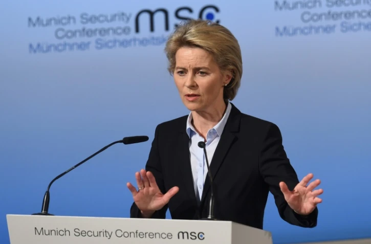 La ministre allemande de la Défense, Ursula von der Leyen, le 17 février 2017 à Munich