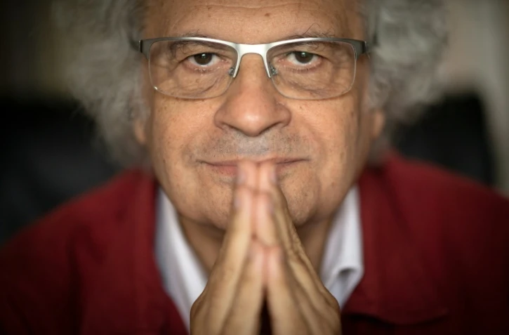 L'écrivain franco-libanais a pris la tête de l'Académie française. Ici dans sa maison à Port-Joinville, le 1er ocobre 2021