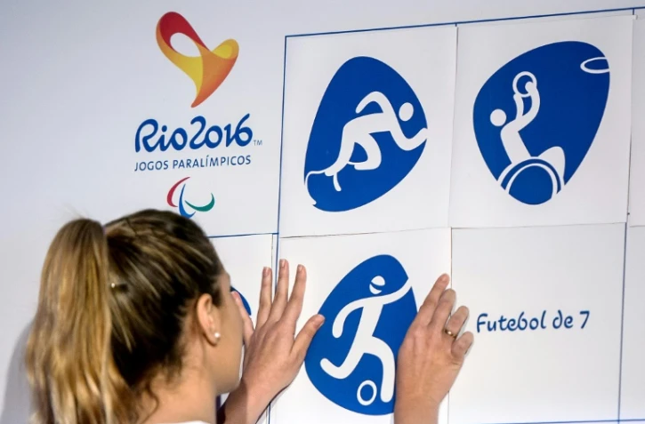 Des pictogrammes pour les Jeux paralympiques, le 7 novembre 2013 Ă Rio