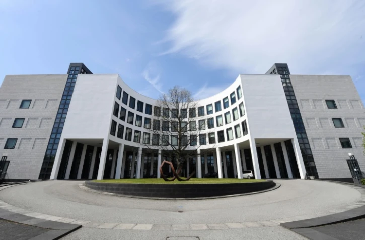 (ARCHIVES) Photo prise le 12 avril 2017 montrant le bureau du Parquet fédéral à Karlsruhe dans le sud-ouest de l'Allemagne