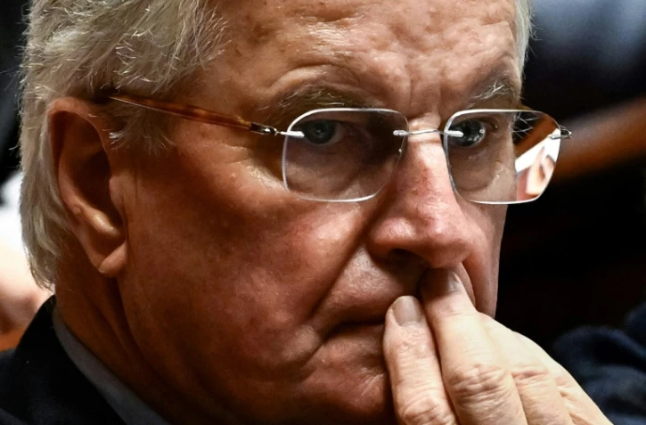 Le Premier ministre Michel Barnier durant la session de questions au gouvernement à l'Assemblée nationale à Paris le 3 décembre 2024