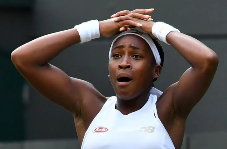 La joueuse américaine de 15 ans Cori Gauff élimine sa compatriote Venus Wiliams lors du premier tour de Wimbledon le 1er juillet 2019