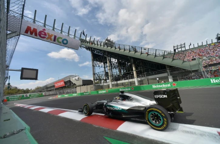 Le Britannique Lewis Hamilton lors du GP du Mexique, le 30 octobre 2016 à Mexico