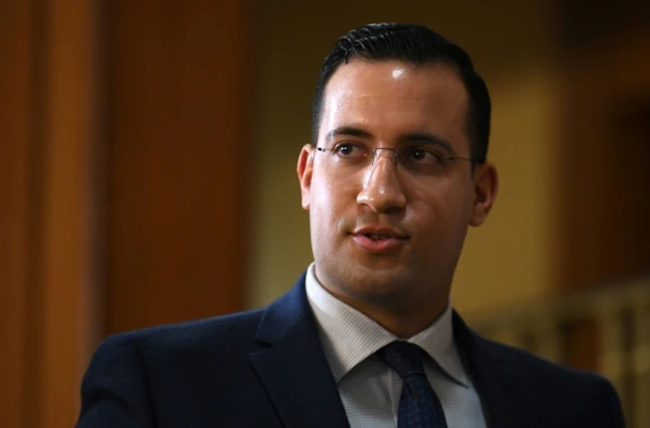 Alexandre Benalla après son audition devant la commission d'enquête du Sénat, le 21 janvier 2019