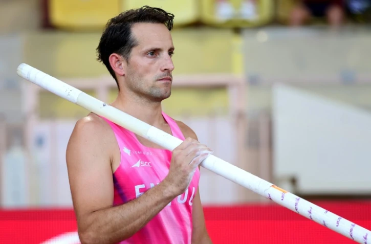 Le perchiste français Renaud Lavillenie, lors du meeting de Monaco, le 21 juillet 2023
