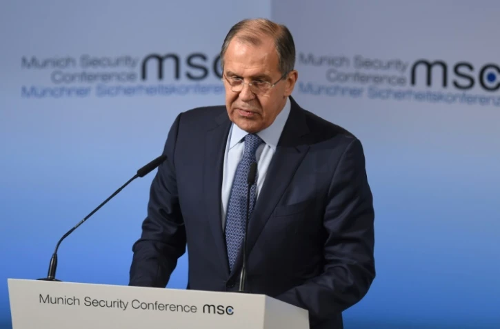 Le ministre russe des Affaires étrangères Sergueï Lavrov, lors de la conférence sur la sécurité, le 18 février 2017 à Munich