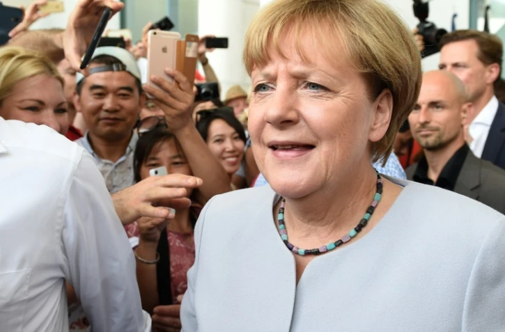 La chancelière Angela Merkel à Berlin, le 28 août 2016