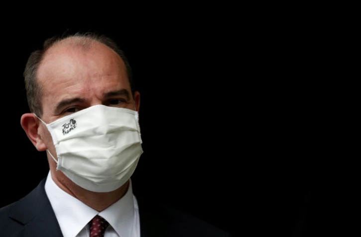 Jean Castex sur la 5e étape du Tour de France le 5 septembre 2020