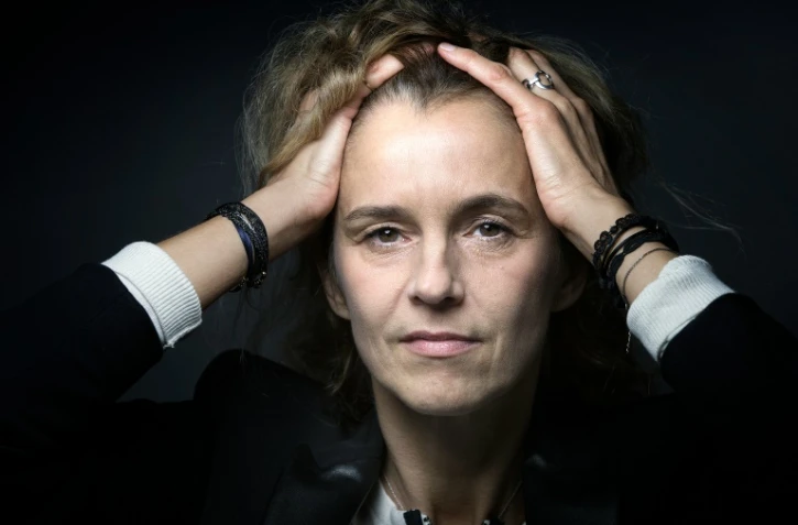 L'écrivain français Delphine de Vigan le 19 octobre 2015 à Paris