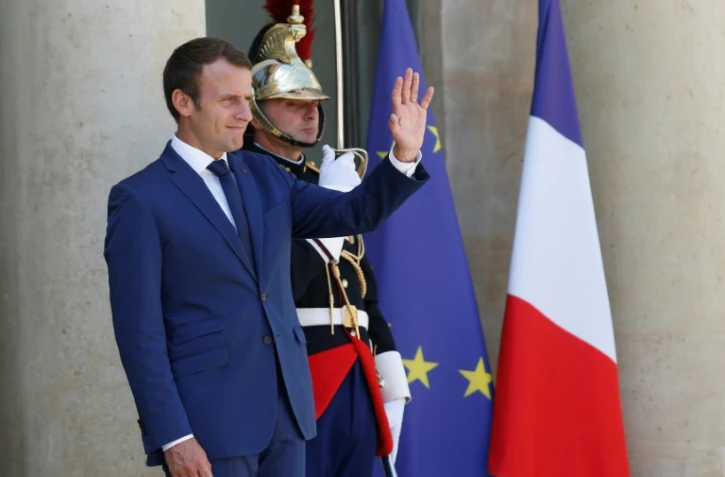 Le président Emmanuel Macron, le 18 juillet 2017 à l'Elysée, à Paris