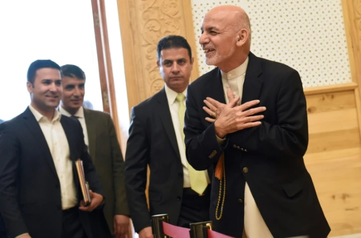 Le président afghan Ashraf Ghani à son arrivée à une conférence de presse le 1er mars 2020 à Kaboul