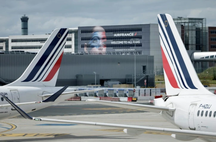 Le siège d'Air France à l'aéroport de Roissy, au nord de Paris, le 23 juillet 2024