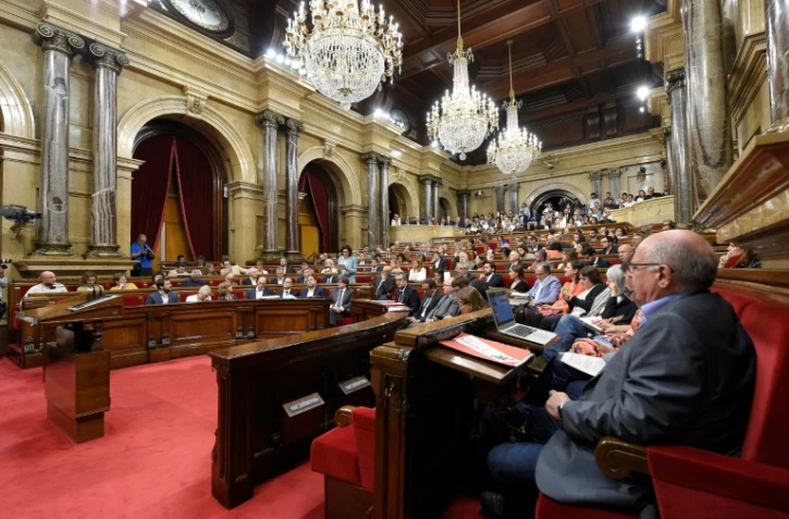 Le parlement catalan, le 6 septembre 2017 à Barcelone