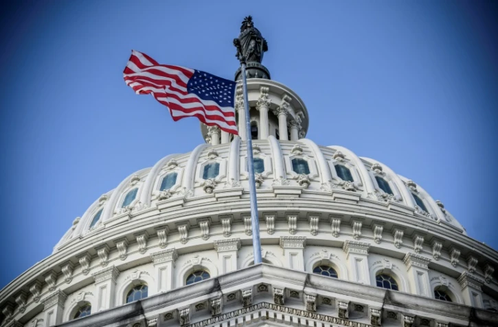 Le dôme du Capitole, siège du Congrès américain, à Washington le 29 décembre 2020