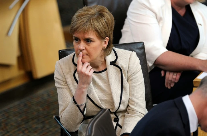 La Première ministre écossaise Nicola Sturgeon au Parlement écossais le 28 juin 2016