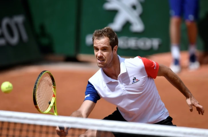 Le Français Richard Gasquet face à l'Américain Bjorn Fratangelo, le 25 mai 2016 à Roland-Garros