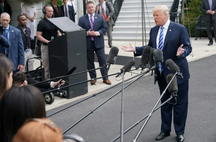 Le président américain Donald Trump à Washington, le 9 mai 2018
