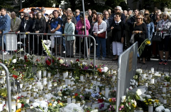 Minute de silence à Turku après l'attentat meurtrier, le 20 août 2017 