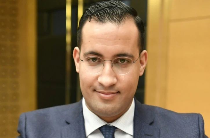 Alexandre Benalla devant la commission du Sénat à Paris, le 21 janvier 2019