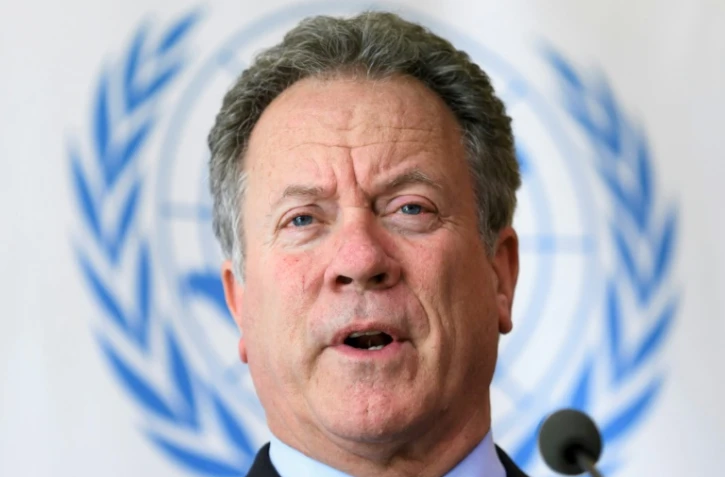David Beasley, chef du PAM le 15 mai 2017 au siège à Genève