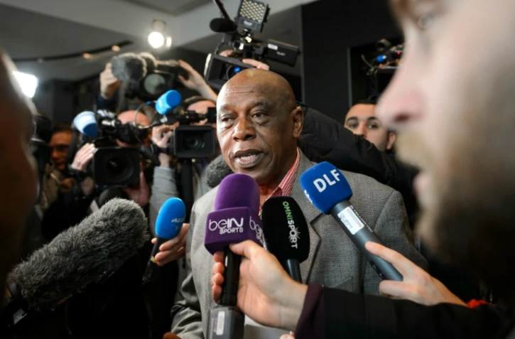 Le caniddat à la présidence de la Fifa Tokyo Sexwale, le 25 février 2016 à Zurich