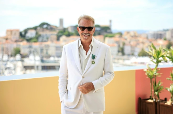 L'acteur-réalisateur américain Kevin Costner pose, le 19 mai 2024 à Cannes
