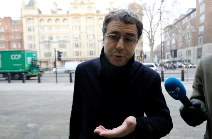 L'homme d'affaires Alexandre Djouhri à son arrivée à un tribunal briannique, le 21 janvier 2019 à Londres