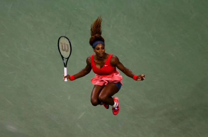 La joie de Serena Williams, le 8 septembre 2013 après sa victoire à l'US Open