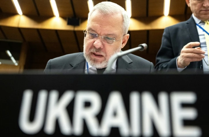 Le ministre ukrainien de l'Énergie Guerman Galouchtchenko le 12 décembre 2024 à Vienne en Autriche