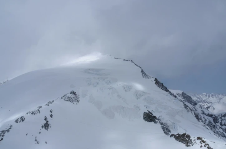Le Pigne d'Arolla, en Suisse, oĂą six personnes ont perdu la vie, le 30 avril 2018