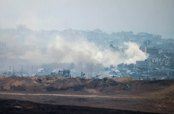 Après une frappe israélienne contre la bande de Gaza, le 8 juin 2025