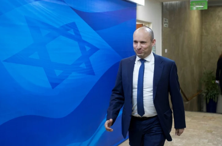 Le chef de file du parti nationaliste religieux Foyer juif Naftali Bennett, le 8 janvier 2017 à Jérusalem
