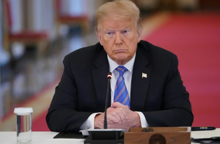 Le président Trump lors d'une réunion à la Maison Blanche, le 26 juin 2020