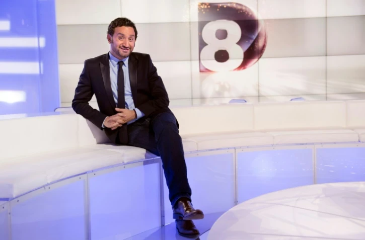 Cyril Hanouna pose lors du lancement de la chaîne D8, le 7 octobre 2012