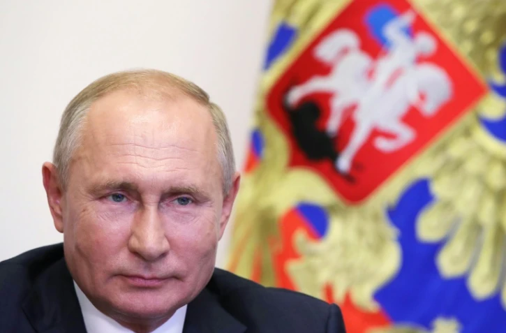 Le président russe Vladimir Poutine dans sa résidence de Novo-Ogaryovo, près de Moscou, le 4 septembre 2020