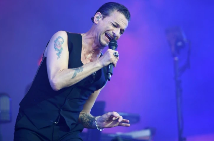 Le chanteur de Depeche Mode Dave Gahan au festival "Les Vieilles Charrues" à Carhaix-Plouguer le 19 juillet 2018 
