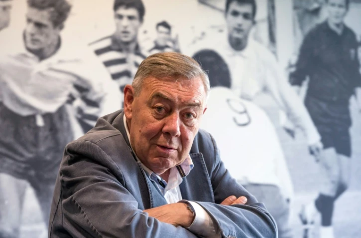 Eric de Cromières lors d'une conférence de presse au stade Marcel-Michelin à Clermont-Ferrand le 29 mai 2019.