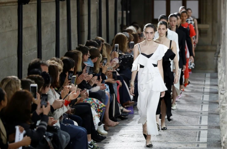 Défilé de haute couture Proenza Schouler, le 2 juillet 2017 à Paris