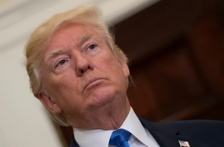 Le président américain Donald Trump, le 2 août 2017 à la Maison Blanche à Washington DC