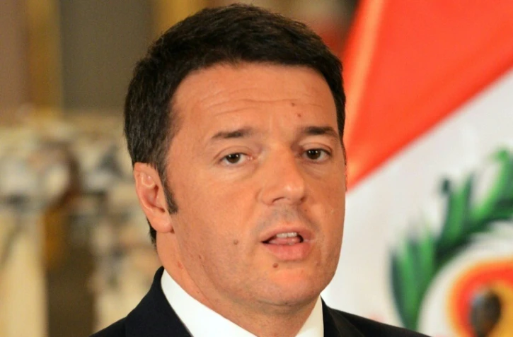Le Premier ministre italien Matteo Renzi le 26 octobre 2015