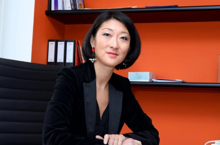 L'ex-ministre de la Culture française Fleur Pellerin à Paris le 17 janvier 2017